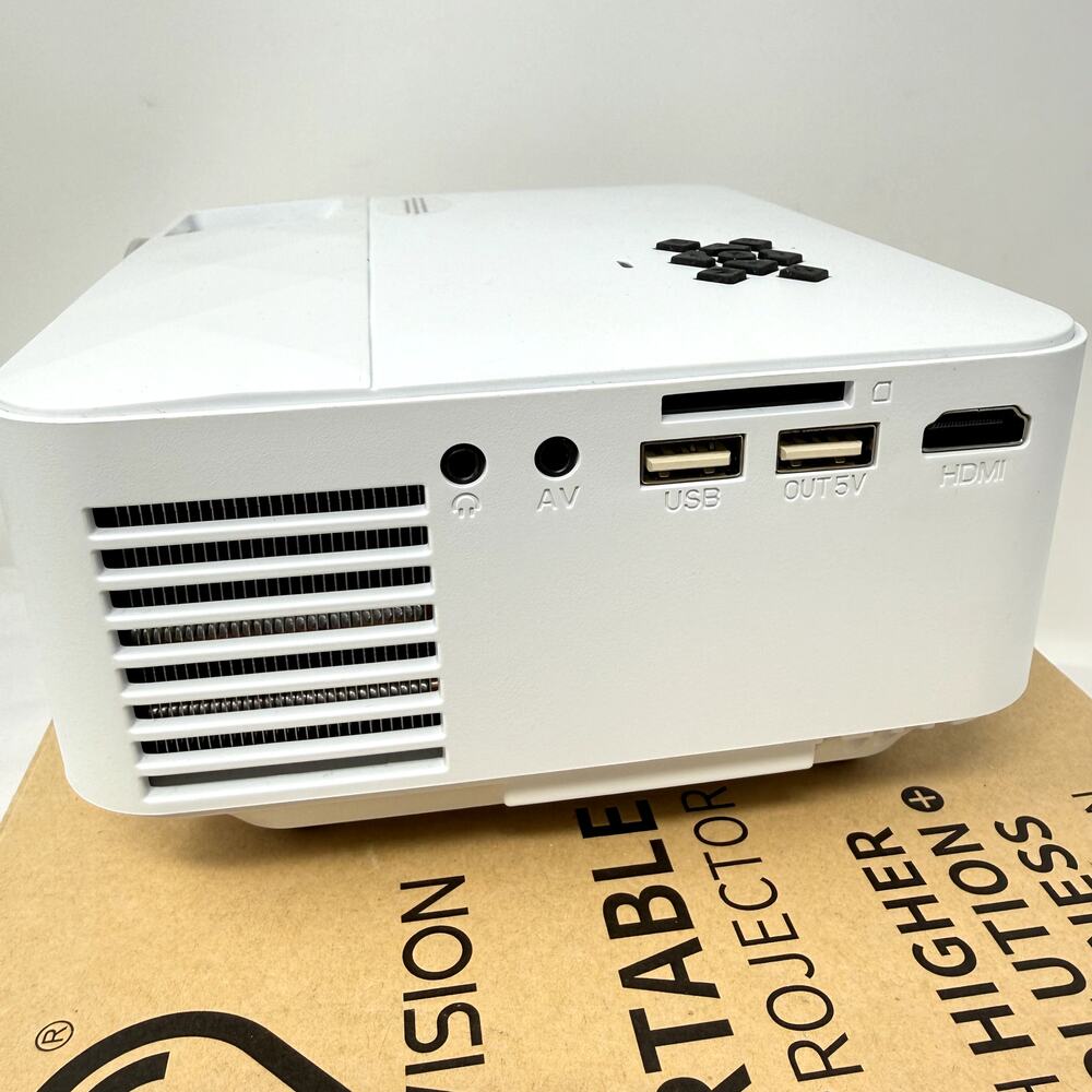 TOPVISION T21 Mini Portable LED Projector • NEW Open Box • High Brightness - Picture 9 of 13